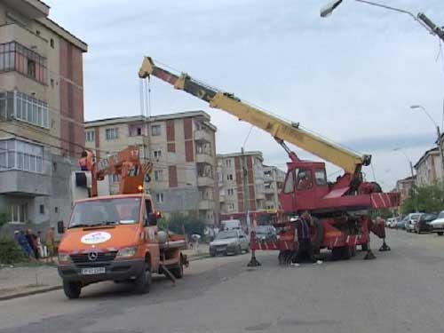 stalpi rupti strada Granicerilor Baia Mare